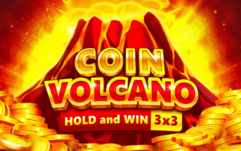 Experience the thrilling Coin Volcano slots machine at 4Rabet India casino.
