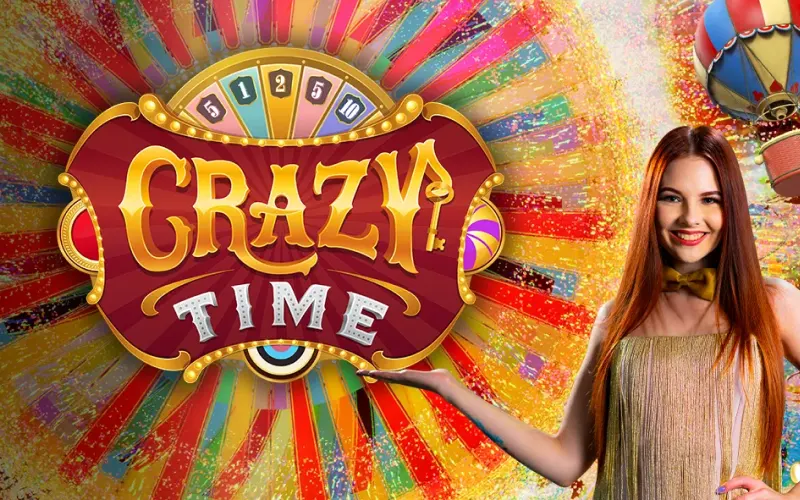 Join the vibrant Crazy Time live slots show at 4Rabet India.