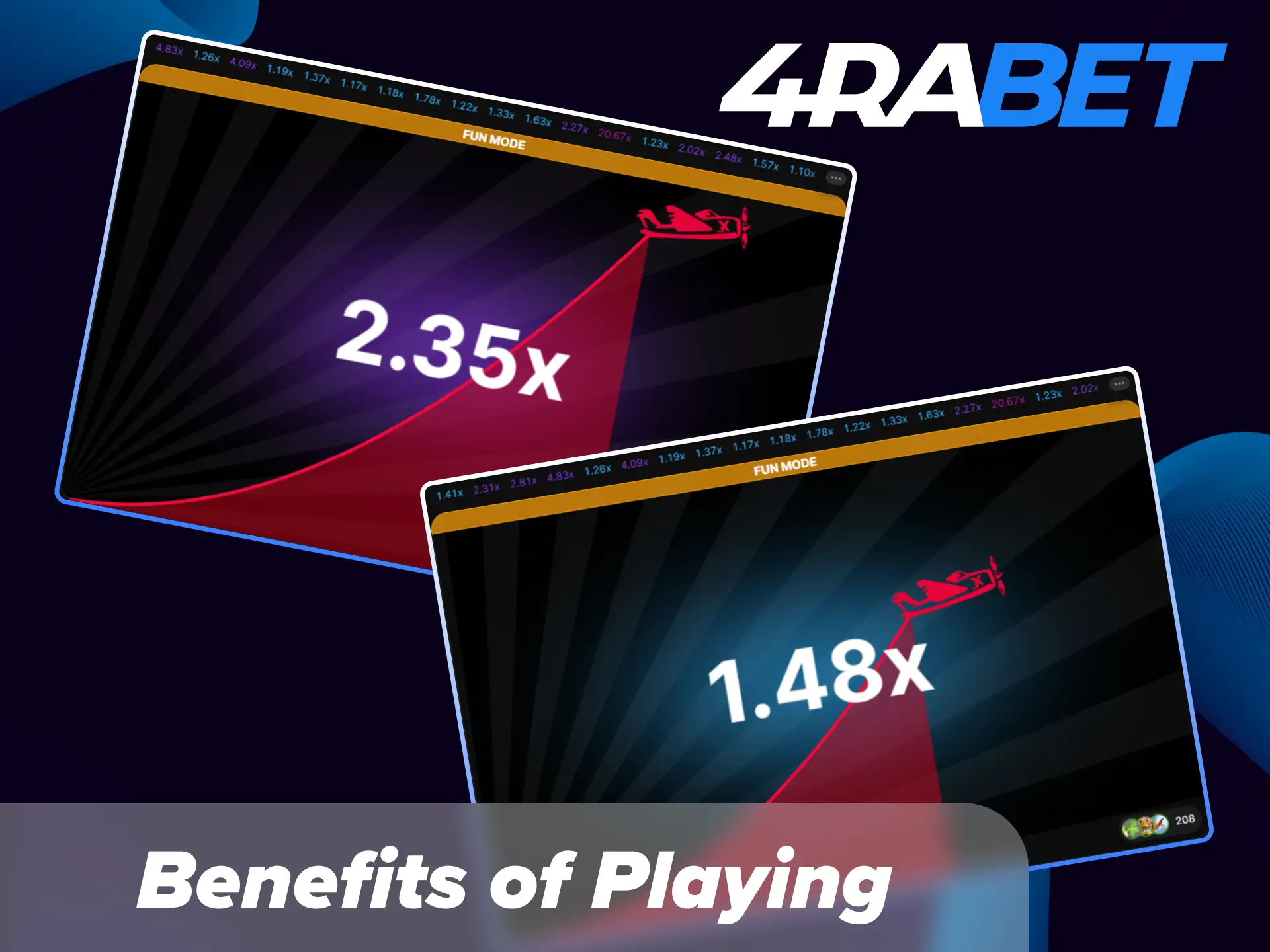 Discover key advantages of playing 4Rabet Aviator, including fast payouts, simple crash mechanics, and high multipliers.