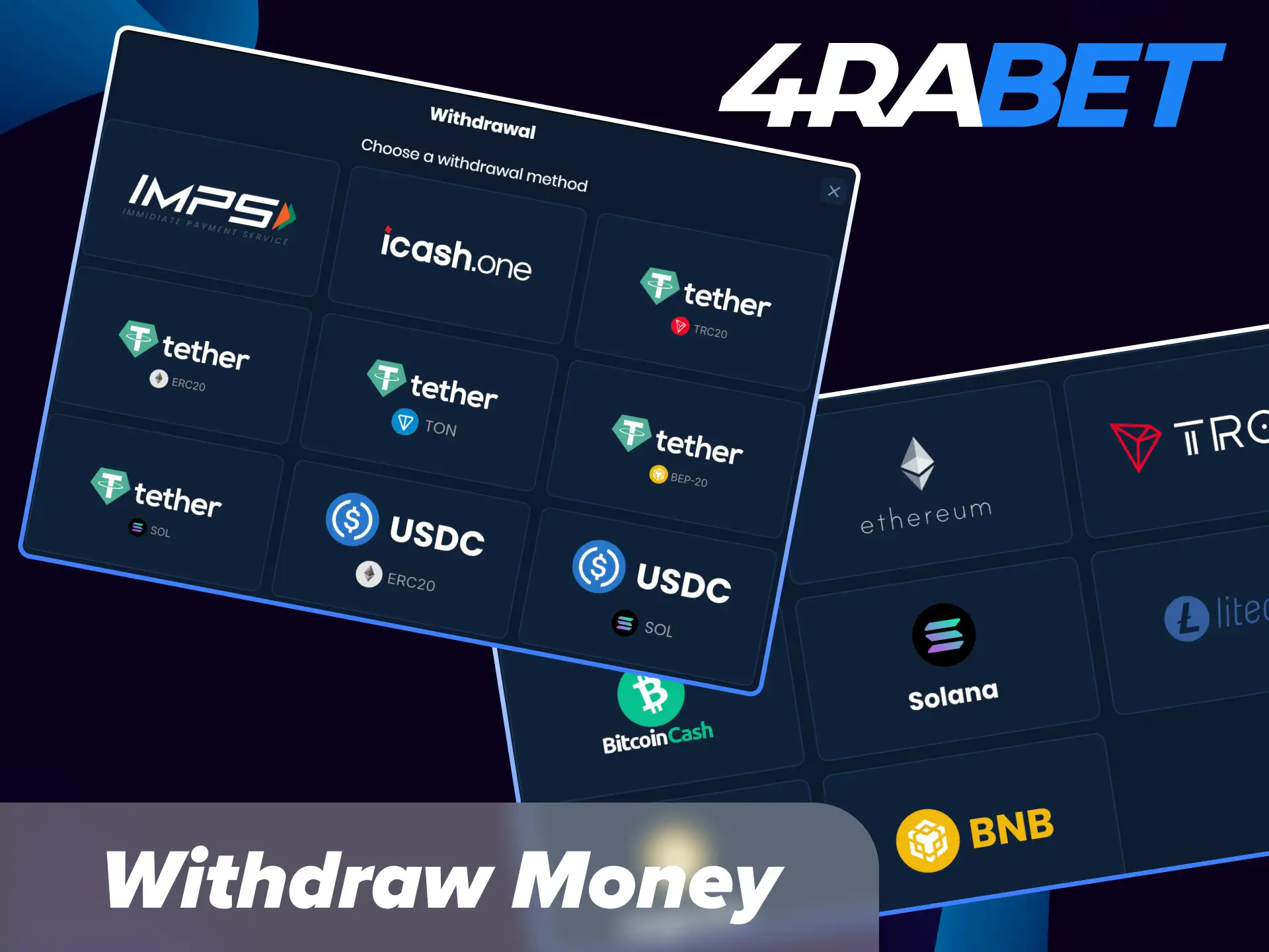 Discover how to withdraw money securely and quickly to your preferred bank account or e-wallet at 4Rabet India.