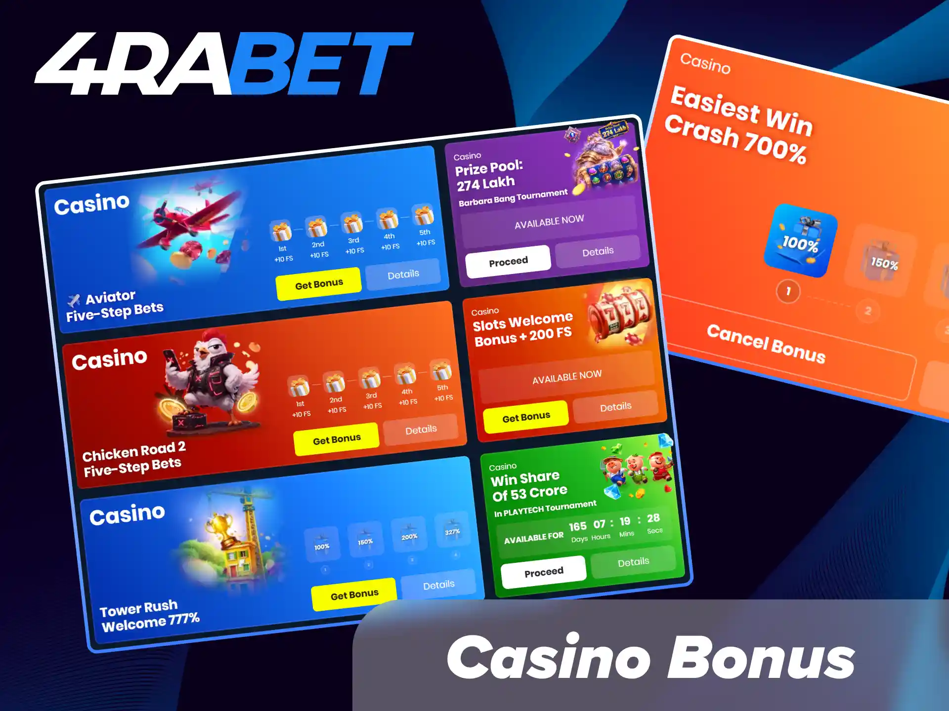 Claim slot bonuses and free spins to play thousands of online slots on 4Rabet.