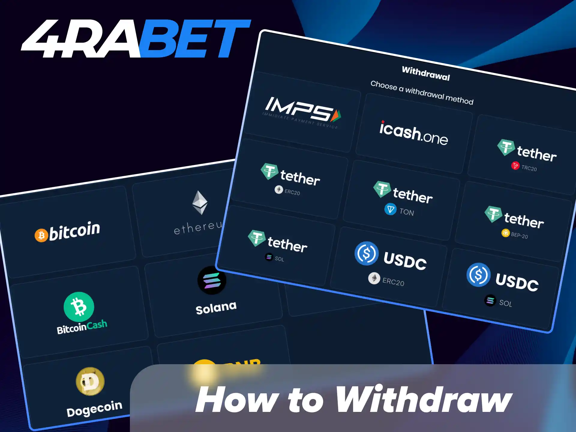 Follow step-by-step instructions to withdraw your winnings quickly and securely from 4Rabet.